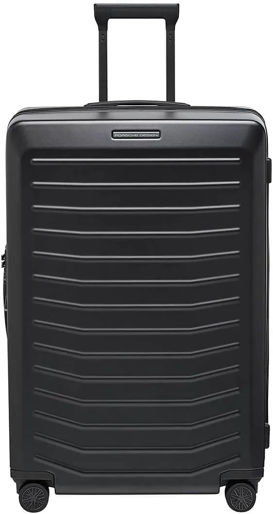 PORSCHE DESIGN 30 inch Expandable Spinner Luggage - Expandable Depth of 1.5" - Hardside Travel Suitcase - Roadster Collection - Black Matte