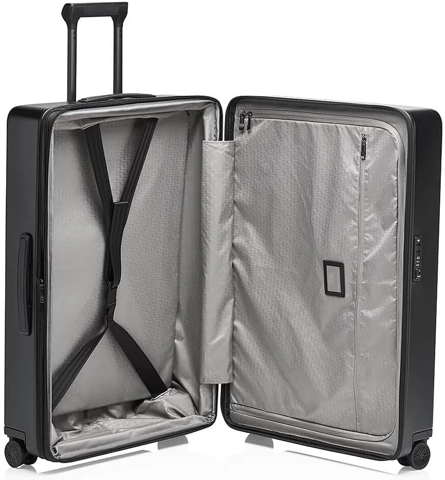 PORSCHE DESIGN 30 inch Expandable Spinner Luggage - Expandable Depth of 1.5" - Hardside Travel Suitcase - Roadster Collection - Black Matte