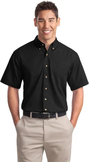 Port Authority Men's Short Sleeve Twill Button-Down Shirt