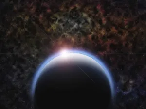 Posterazzi PSTRFF201004SLARGE Black Planet and Sun Eclipse Photo Print, 24 x 36, Multi