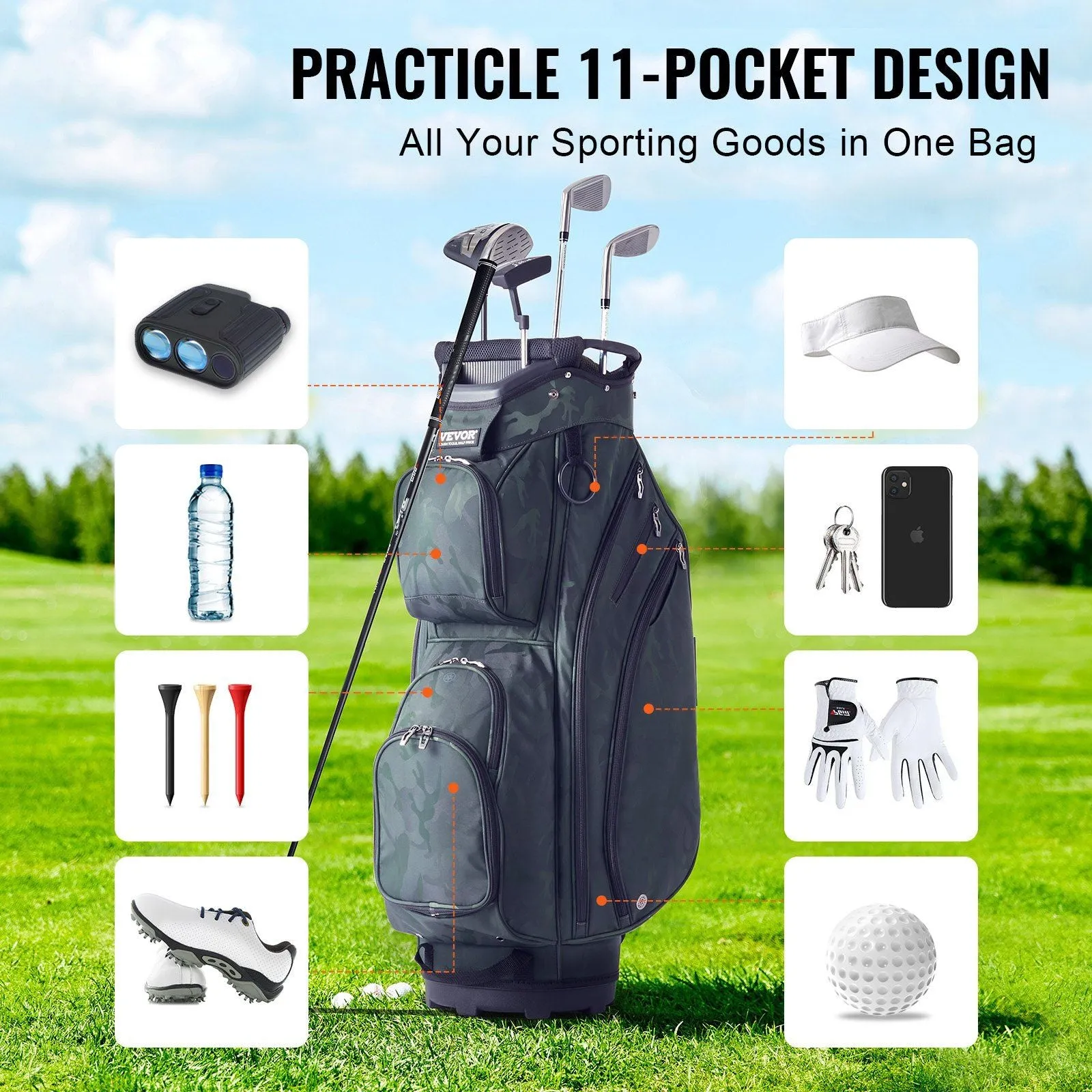 Premium Waterproof Golf Bag