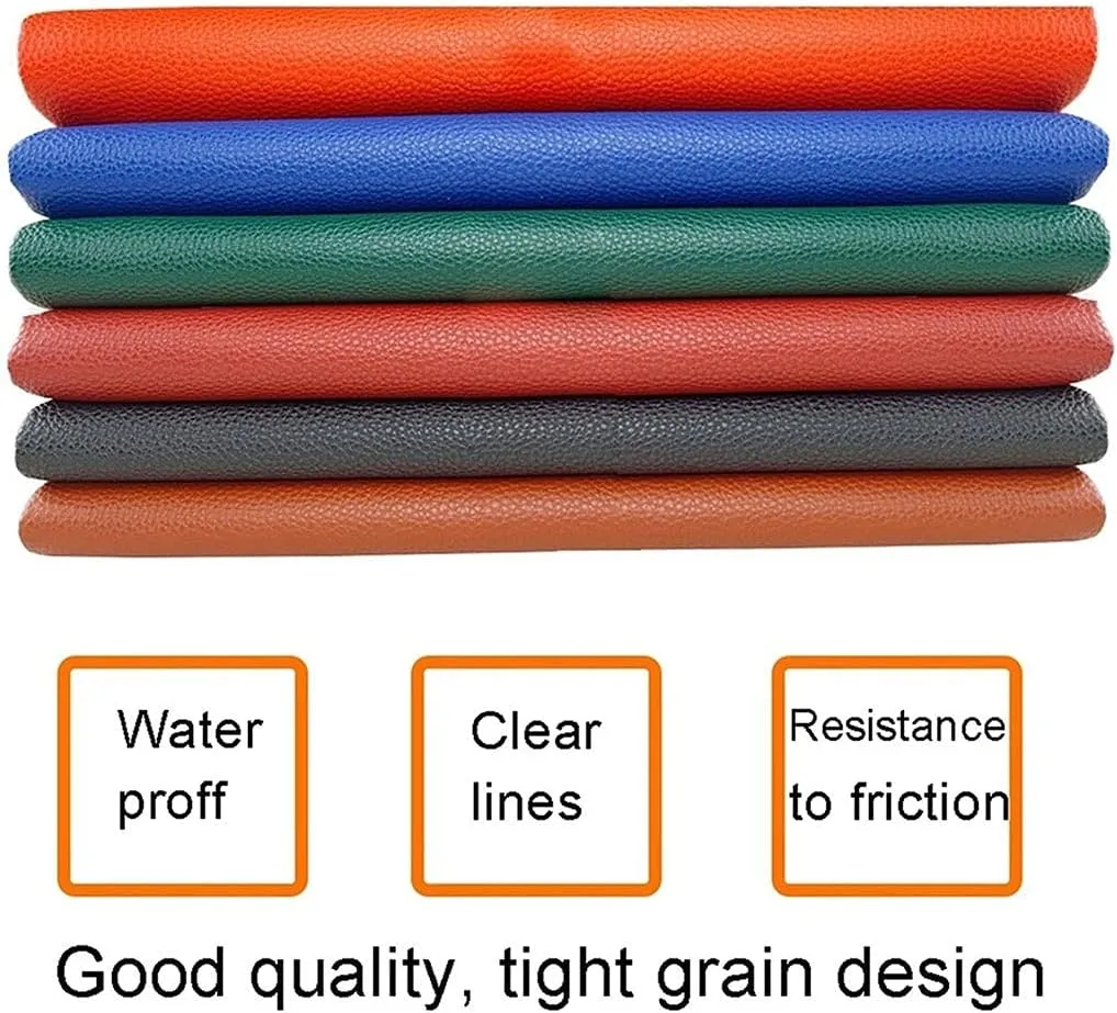 PU Fabric Leather 1 Yard 55" x 39", 1.0mm Thick Faux Synthetic Leather Material Sheets for Upholstery Crafts, DIY Sewings, Sofa, Handbag, Hair Bows Decorations(Navy Blue,1.4x7m)