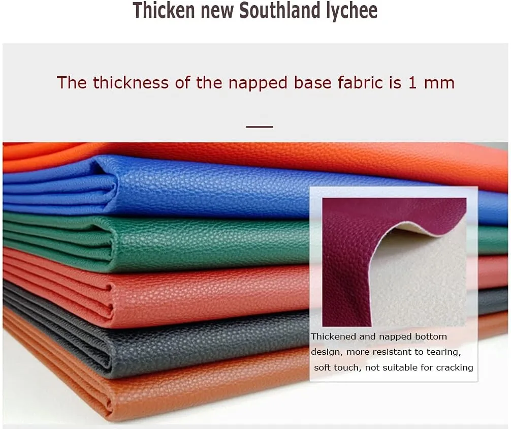 PU Fabric Leather 1 Yard 55" x 39", 1.0mm Thick Faux Synthetic Leather Material Sheets for Upholstery Crafts, DIY Sewings, Sofa, Handbag, Hair Bows Decorations(Navy Blue,1.4x7m)