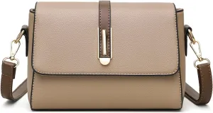 PU Leather Shoulder Bag Soft Multi Functional Large Capacity Women Purse Shoulder Bag for Wandering Shopping