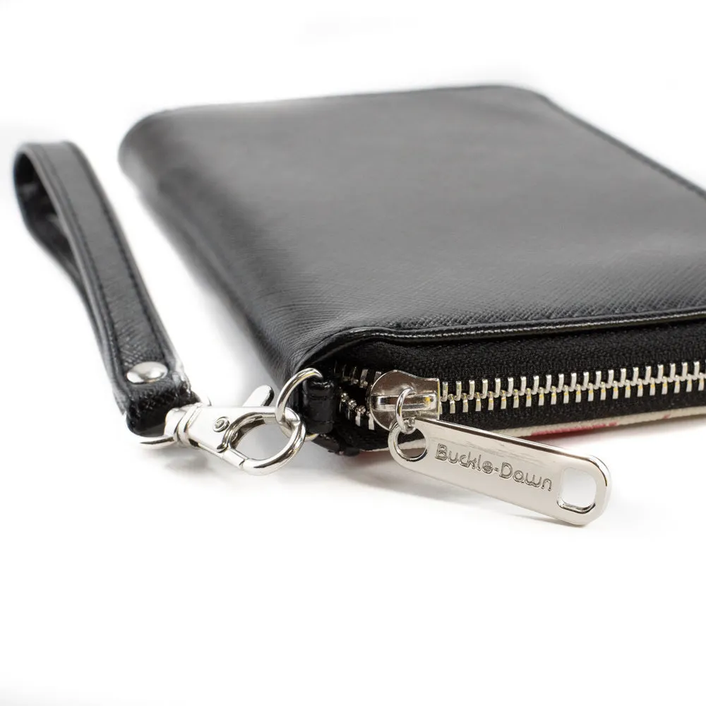 PU Zip Around Wallet Rectangle - POST COCOA PEBBLES Logo and Vivid Cereal Browns