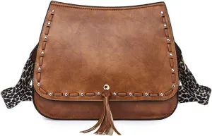 Purses and Handbags for Women Retro bags PU Leather Satchel Shoulder Bags for Ladies