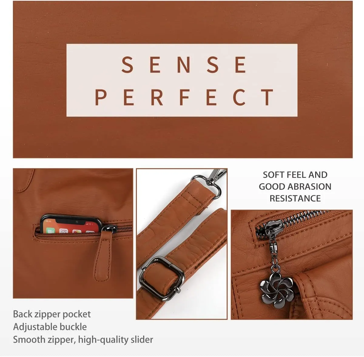 Purses and Handbags Women Tote Shoulder Top Handle Satchel Hobo Bags Fashion Washed Leather Purse