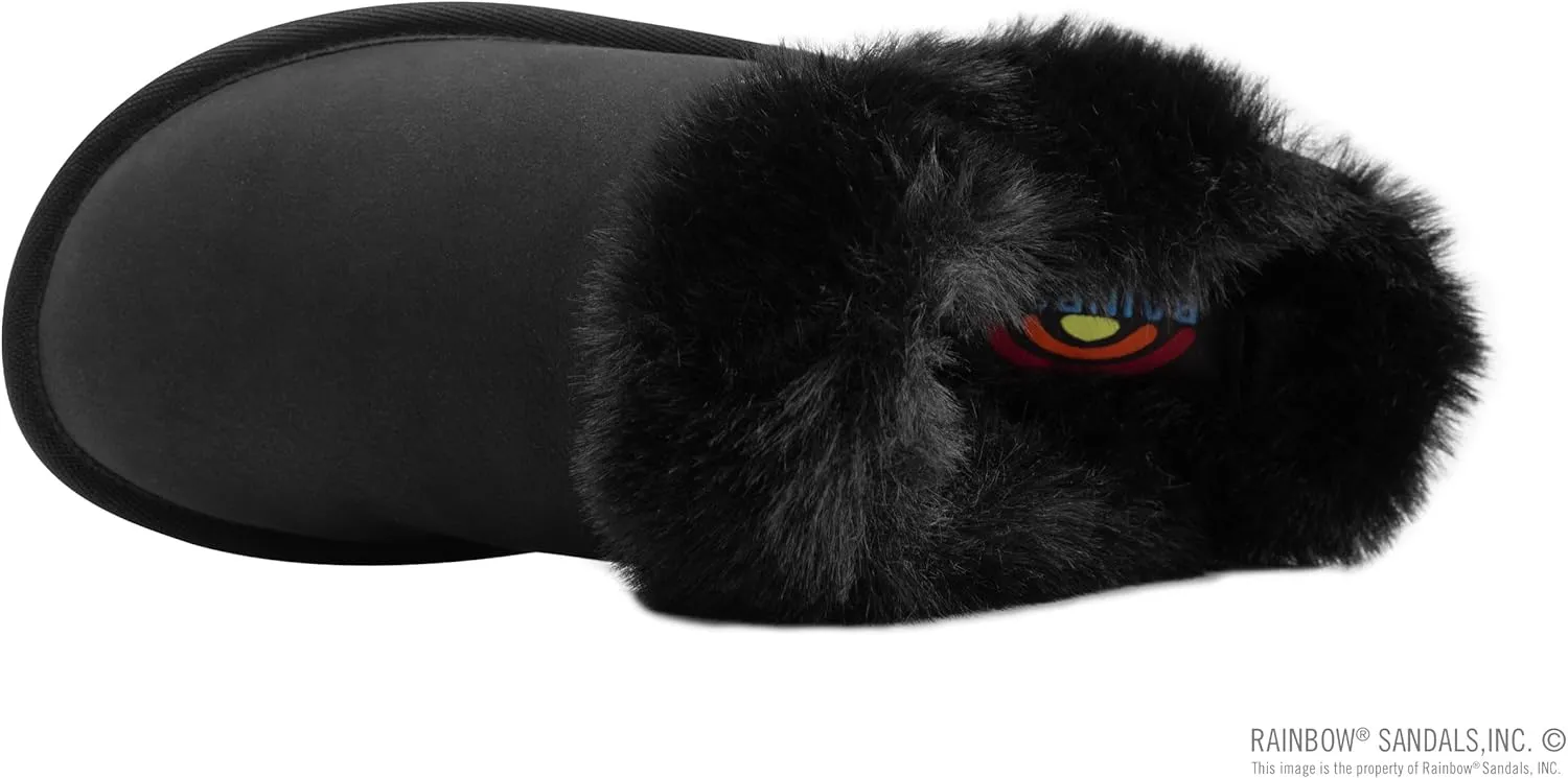Rainbow Sandals Ladies Sunset Snugs - Premier Leather, Fleece Lined Slipper