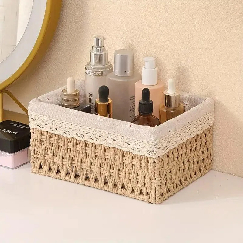 Rattan Storage Basket Woven 3PCS