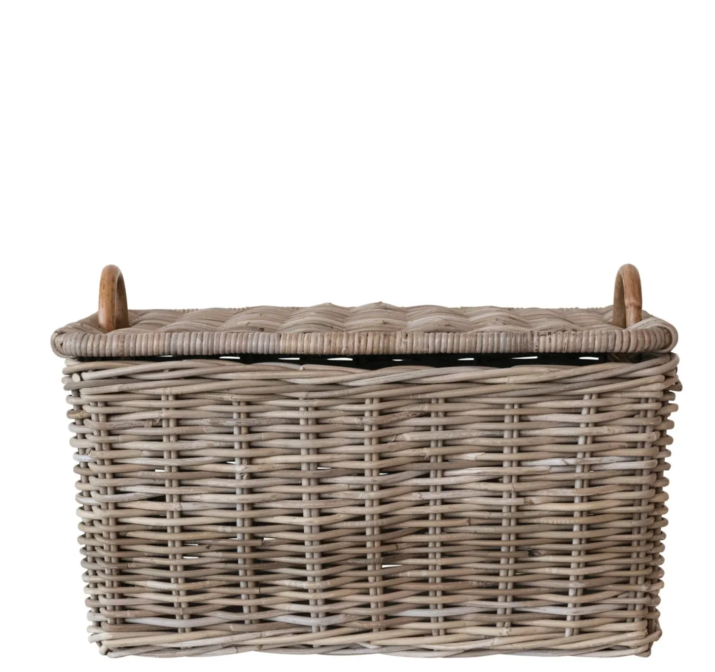 Rattan Trunk w/Handle Basket