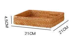 Rattan Wicker Woven Trays
