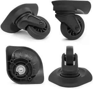 Replacement Luggage Wheels for Suitcases Repair, Set of 4, Luggage Spinner Wheel Replacement Repair Casters for Travel Customs Trolley Bag
