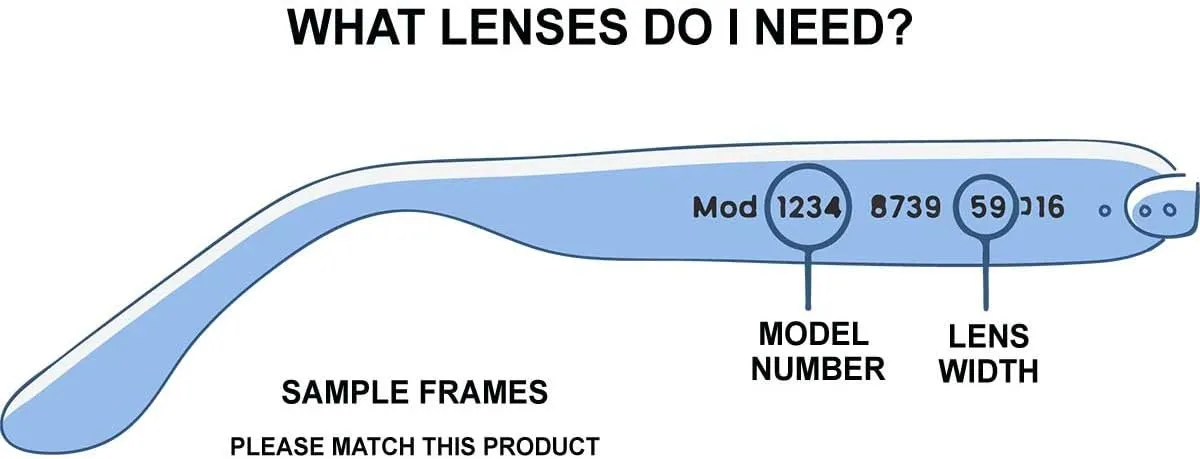 Replacement Sunglass Lenses Compatible for Dunhill Dunhill Nylon Av