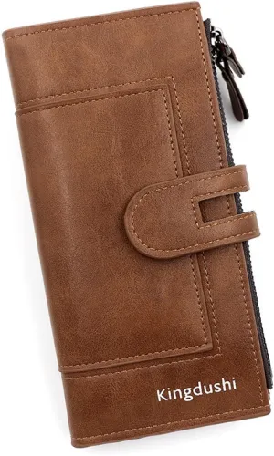 Retro Women's Long Wallet, Phone Bag, Multi Card Coin Wallet, Handbag