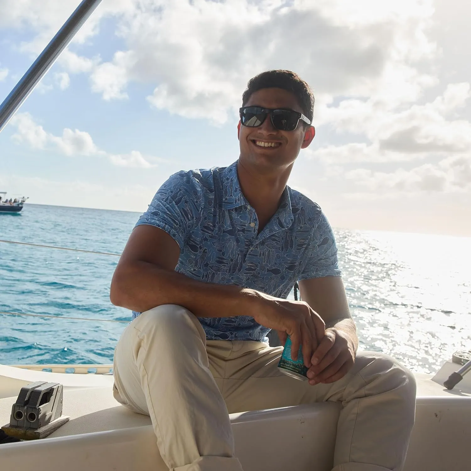 Reyn Spooner Men's Hawaiian Print Performance Polo