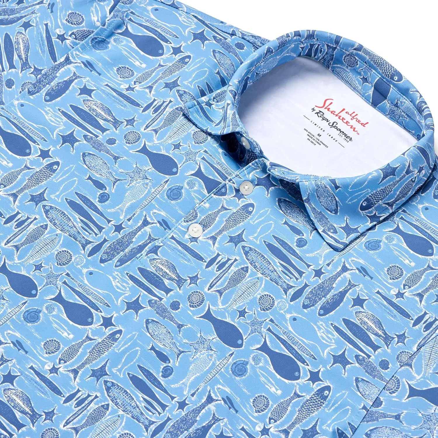 Reyn Spooner Men's Hawaiian Print Performance Polo