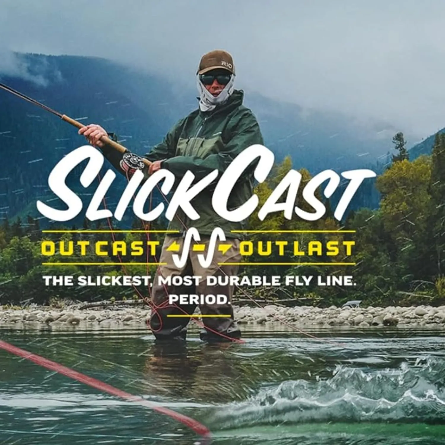 RIO Products Premier Rio Grand Fly Line, Slick Cast Trout Series, East Casting Fly Fishing Line, Coldwater Core Design, Freshwater