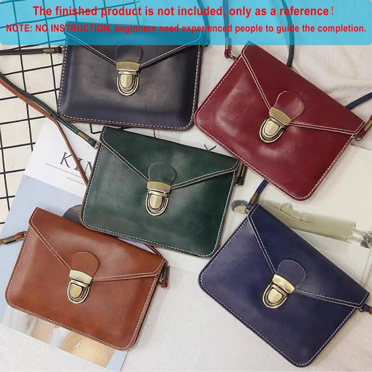 RIVEENY Shoulder Bag Acrylic Template Leather Pattern Acrylic Leather Pattern,Leather Templates for Wome’s Shoulder Bags Wallet (AAB-213)