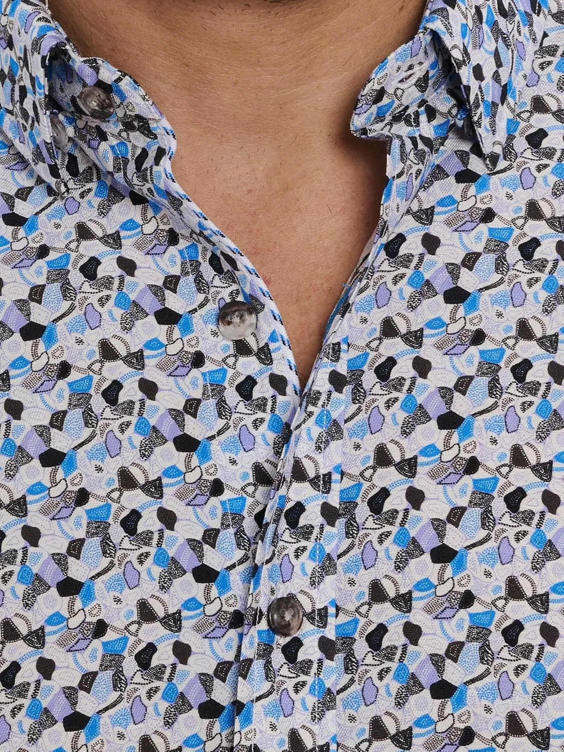 Robert Graham Men's Vance Short Sleeve Woven Shirt