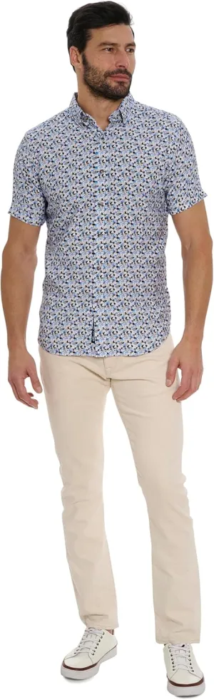 Robert Graham Men's Vance Short Sleeve Woven Shirt