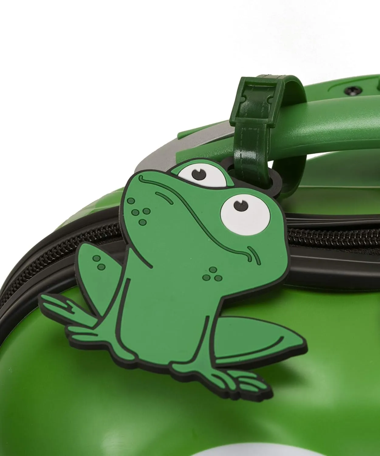 Rockland Jr. Kids' My First Hardside Spinner Luggage, Expandable, Frog, Carry-On 19-Inch