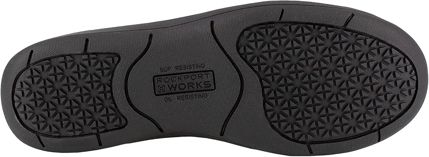 Rockport Women's Daisey Work Safety Toe Ruched Bootie