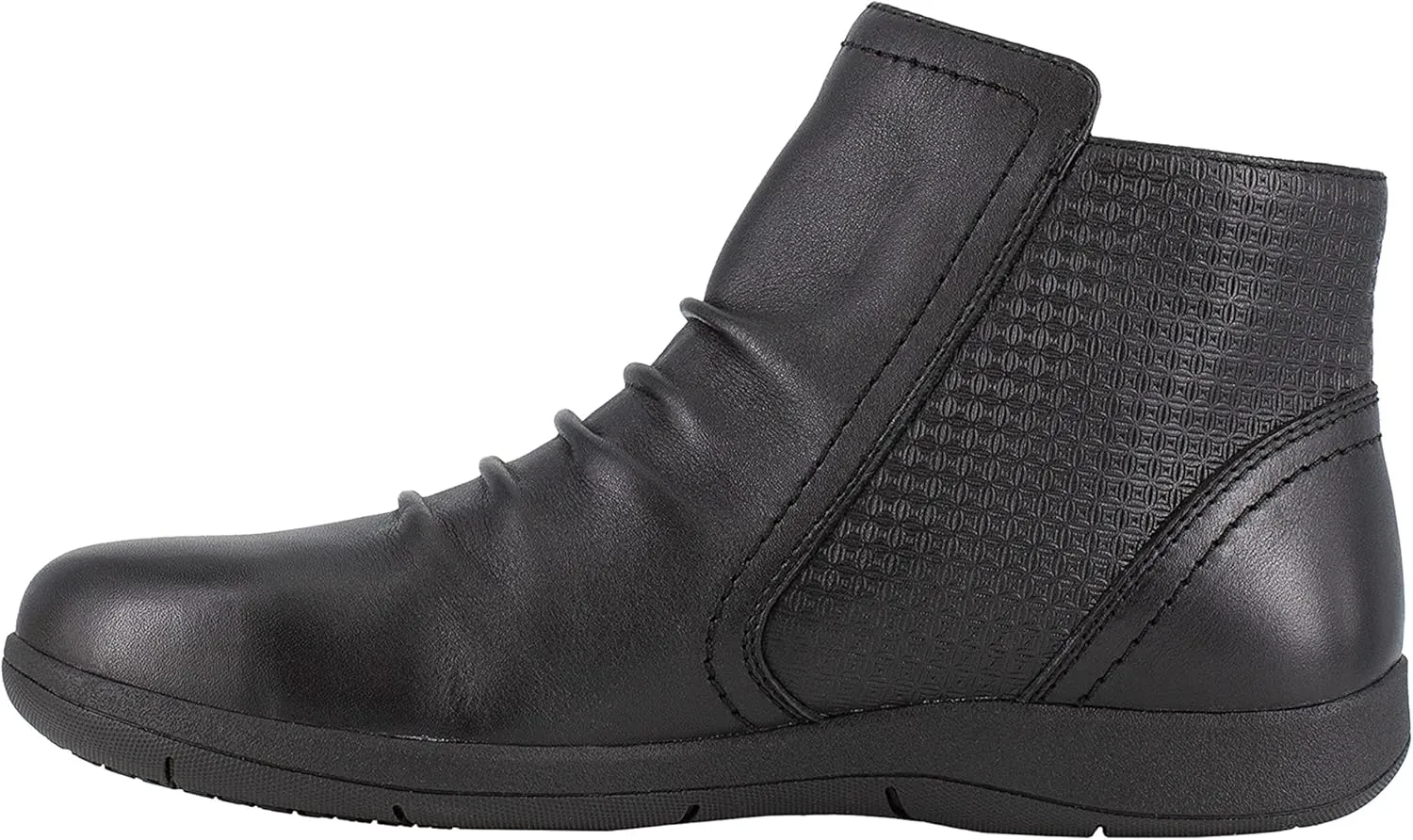 Rockport Women's Daisey Work Safety Toe Ruched Bootie