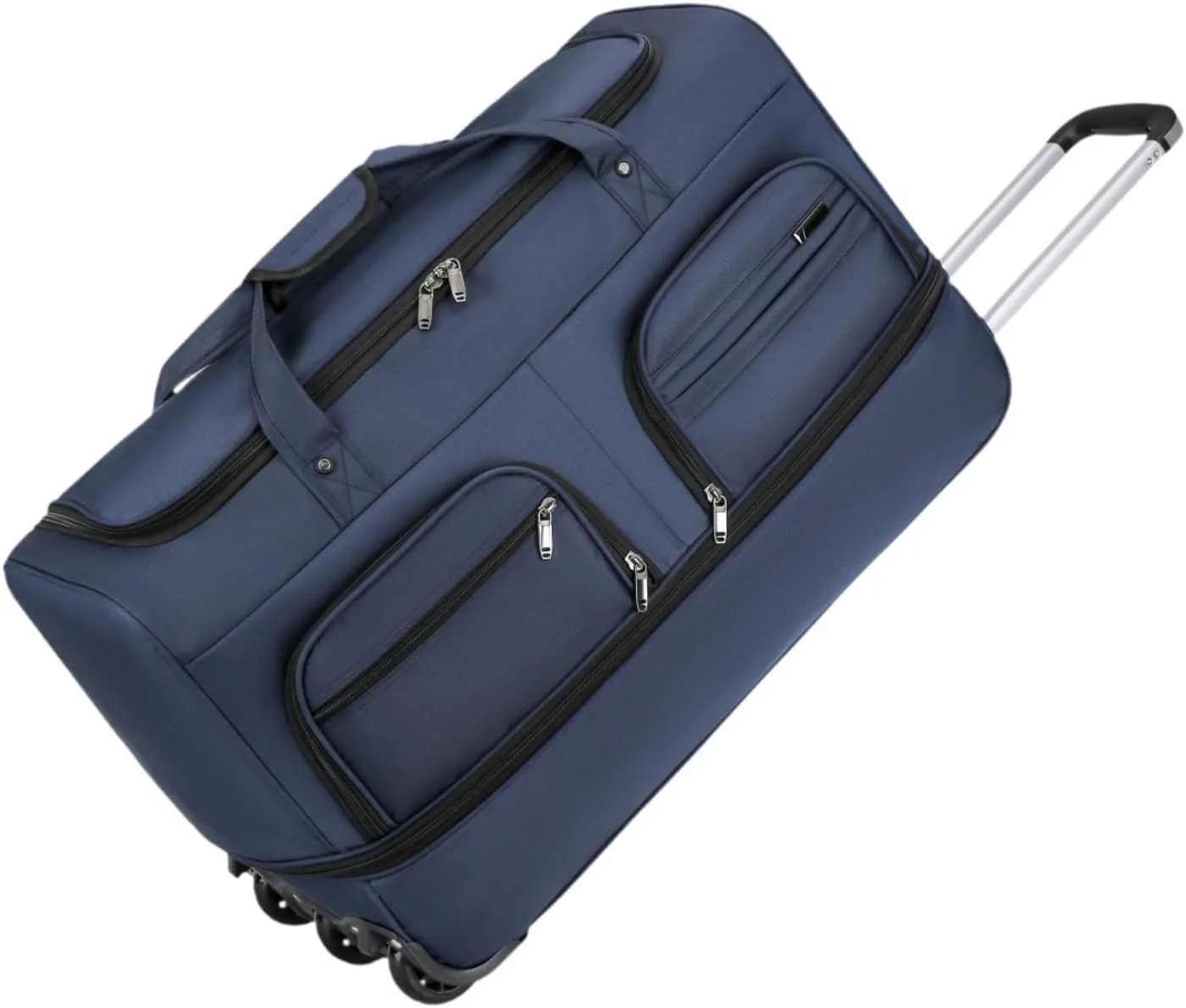 Rolling Duffel Bag with Wheels for Travel And Fitness, Blue