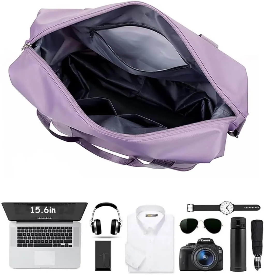 Rolling Duffel Bag with Wheels, Large Capacity Foldable Travel Bag with Detachable Wheels, Rolling Luggage Carry On Bag Foldable Expandable Duffel Bag for Travel or Business Trip(Black)