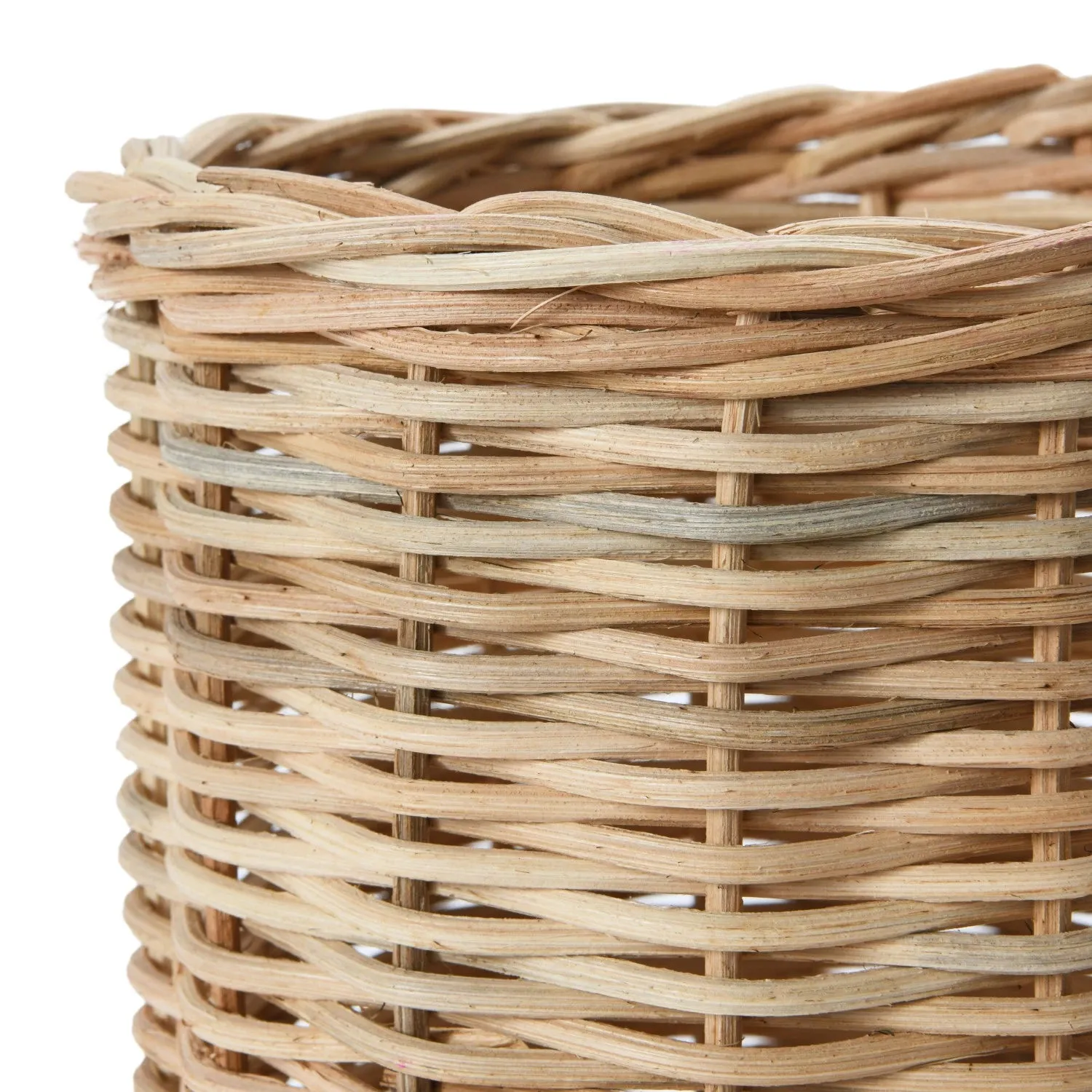 Round Wicker Pot