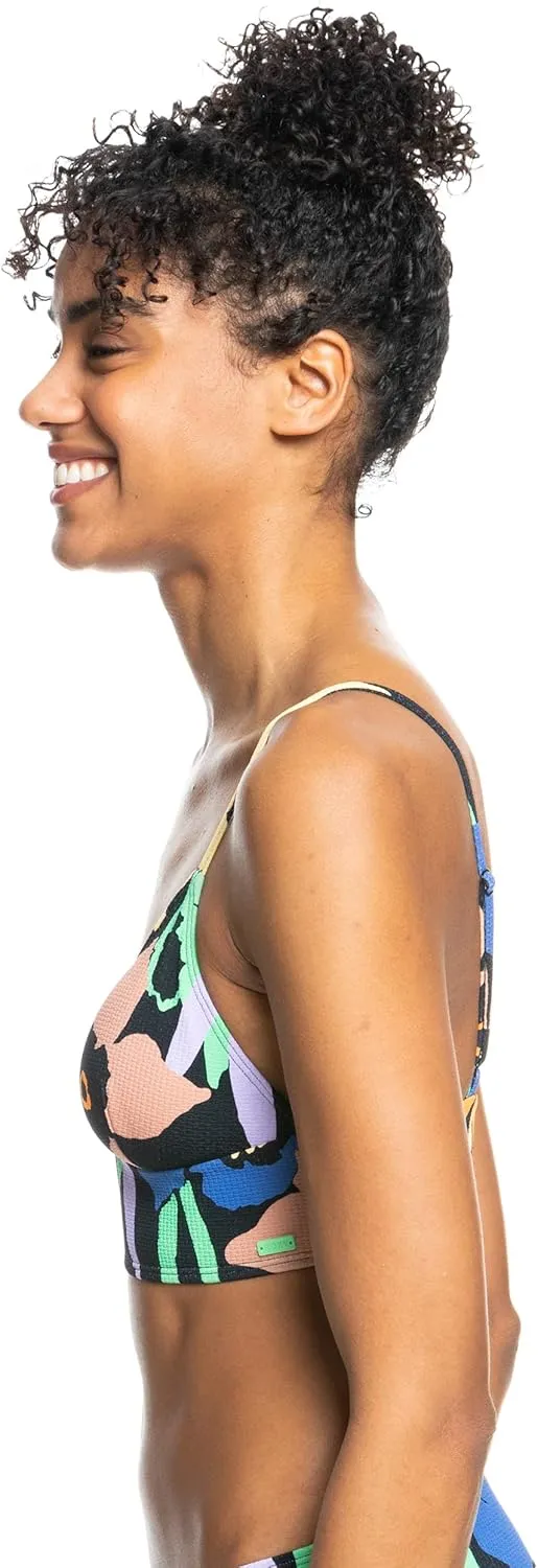 Roxy Women's Standard Color Jam Bikini Top