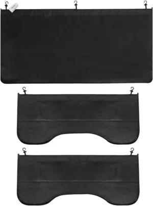 RUPSE 3 Pcs Fender Protectors for Mechanics,Microfiber Leather Car Fender Cover Mats Pads,Mechanic Magnetic Fender Protector Mat with Hooks