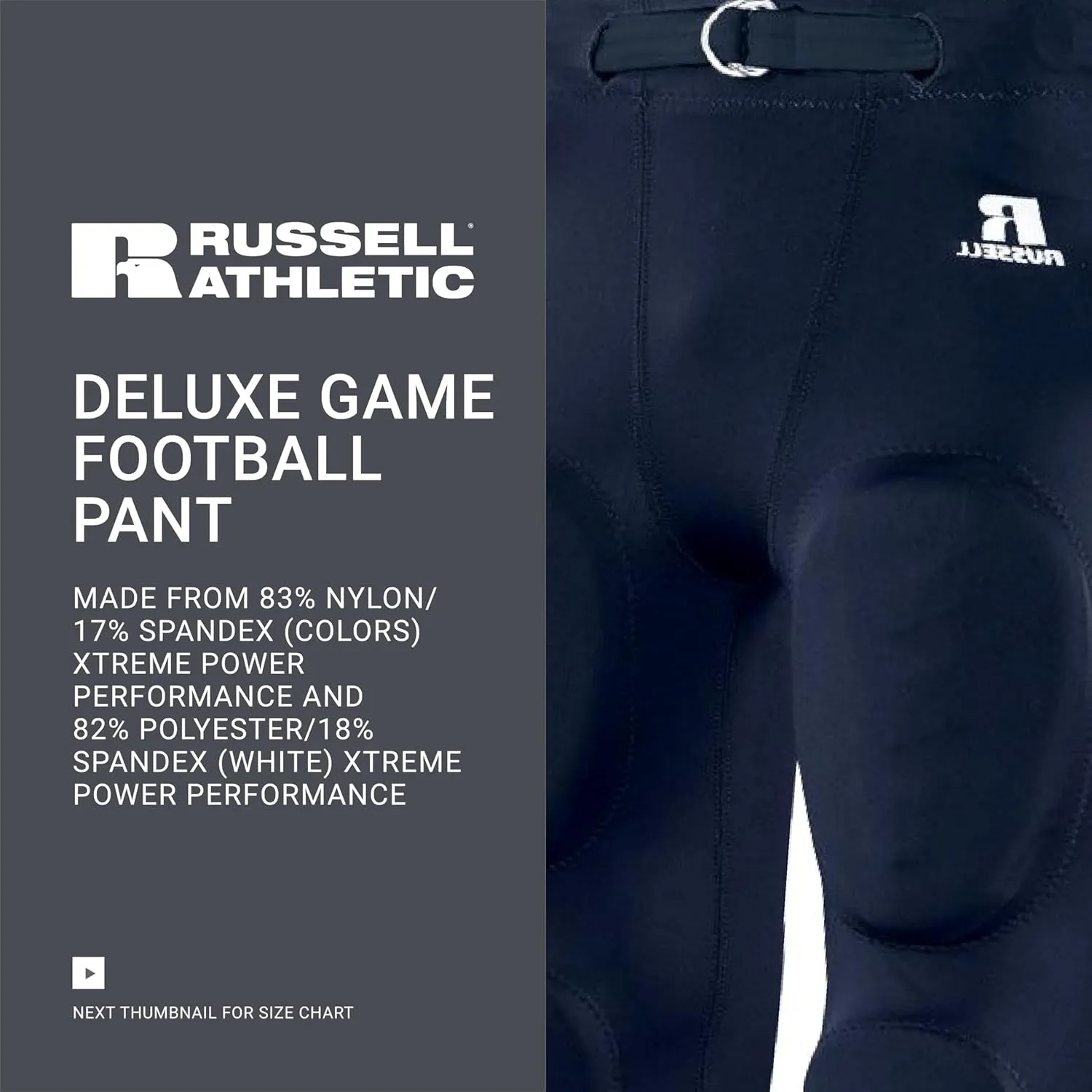 Russell Athletic Men's Deluxe Game Football Pant (F25xpm)