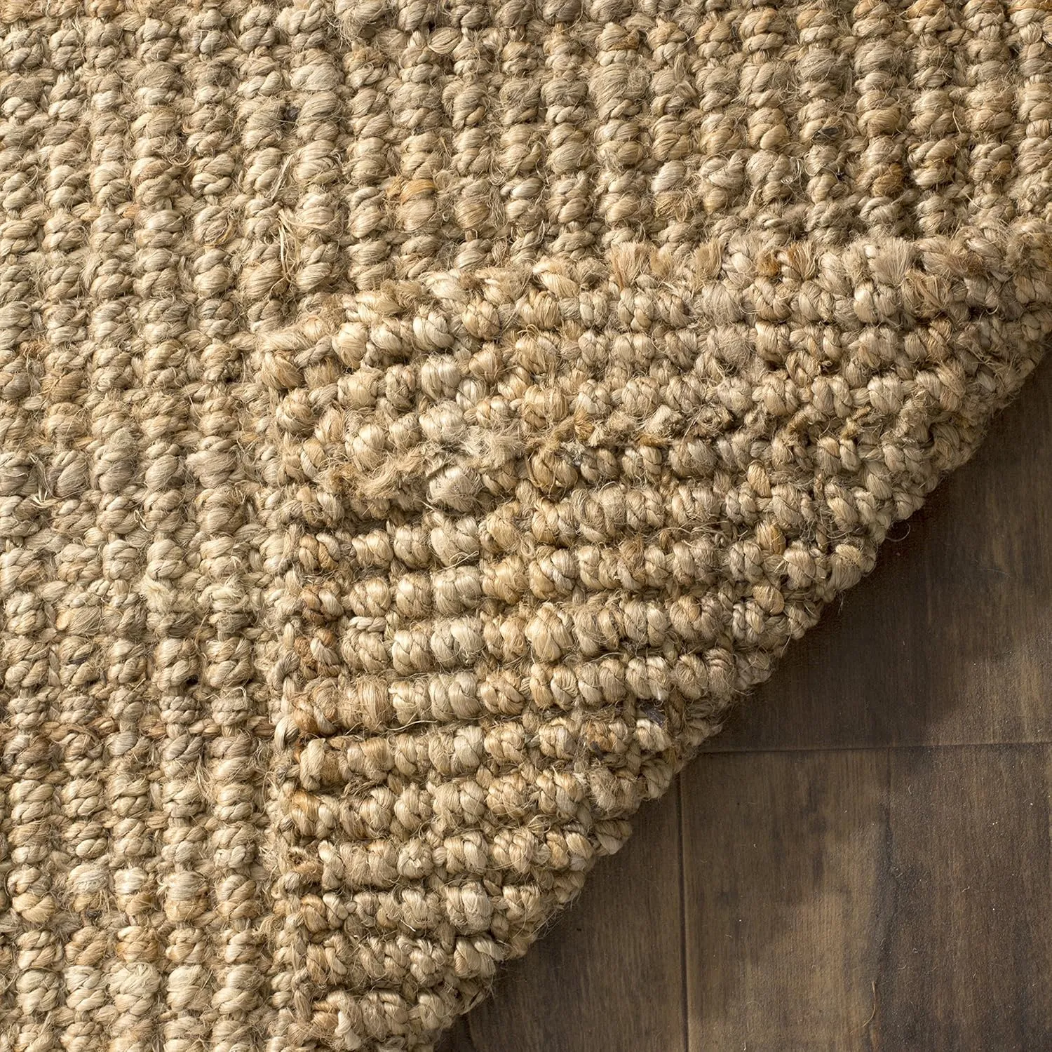 SAFAVIEH Natural Fiber Collection Accent Rug Rectangle - 2' x 3', Natural, Handmade Farmhouse Jute, Ideal for High Traffic Areas in Entryway, Living Room, Bedroom (NF747A)