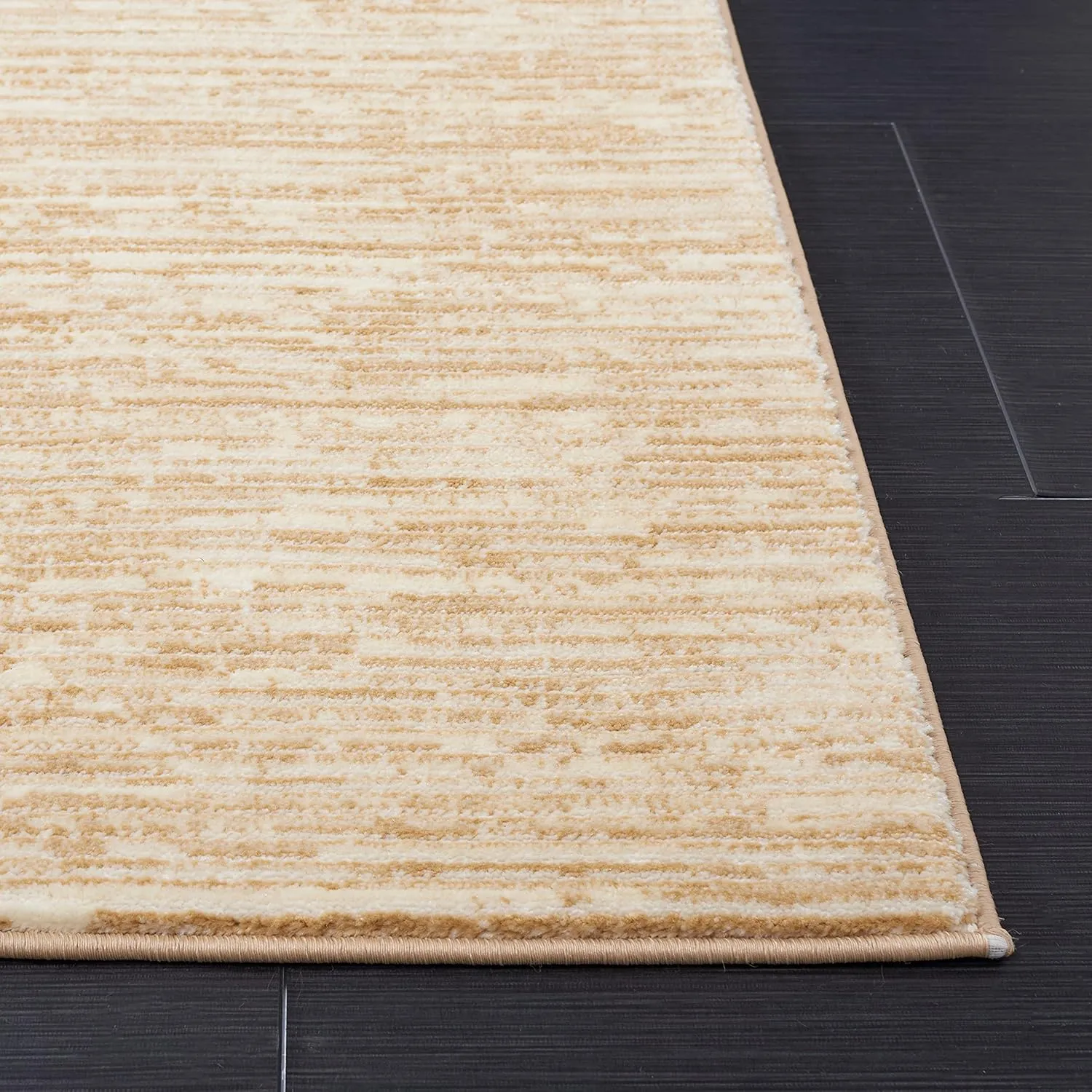 SAFAVIEH Vision Collection Area Rug - 9' x 12', Beige, Modern Ombre Tonal Chic Design, Non-Shedding & Easy Care, Ideal for High Traffic Areas in Living Room, Bedroom (VSN606H)