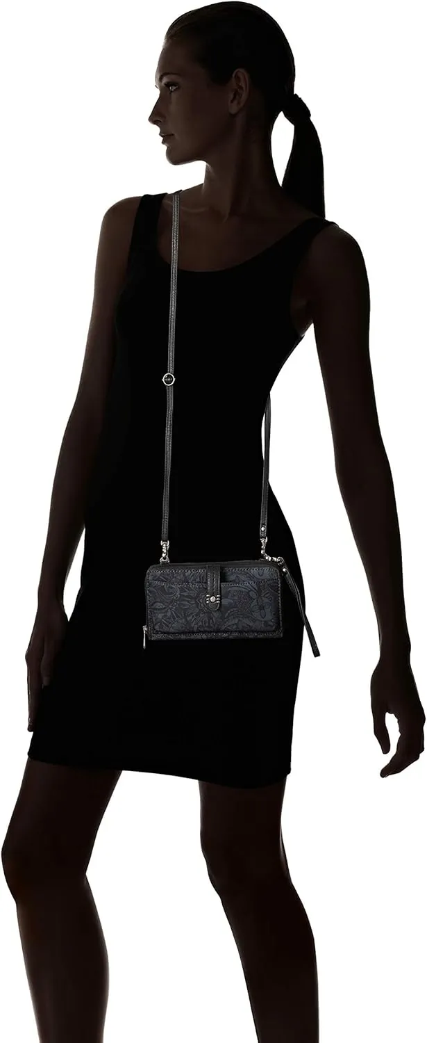 Sakroots Artist Circle Smartphone Crossbody in Eco Twill, Detachable Wristlet Strap