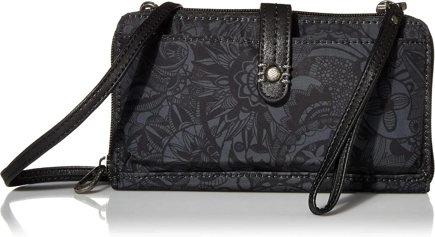 Sakroots Artist Circle Smartphone Crossbody in Eco Twill, Detachable Wristlet Strap