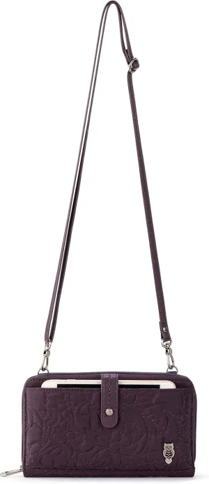 Sakroots Artist Circle Smartphone Crossbody in Eco Twill, Detachable Wristlet Strap