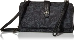 Sakroots Artist Circle Smartphone Crossbody in Eco Twill, Detachable Wristlet Strap