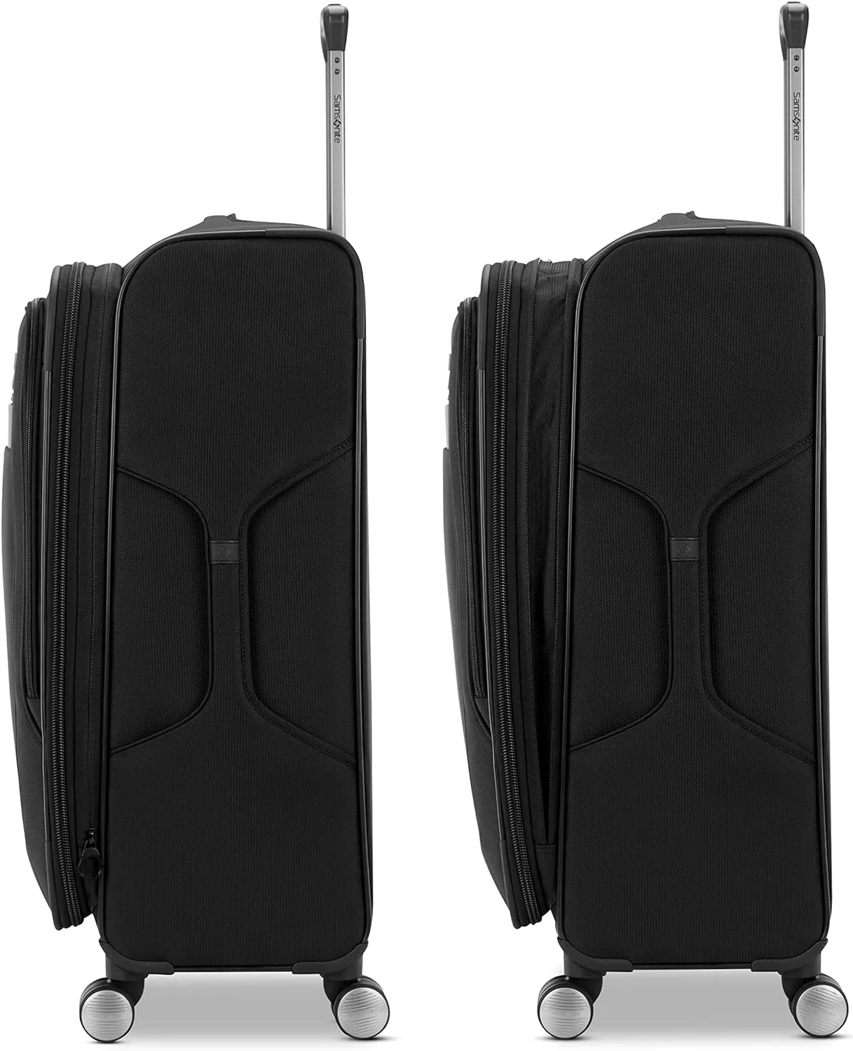 Samsonite Ascella 3.0 Softside Expandable Luggage with Spinner Wheels, Large Exp Spinner, Black