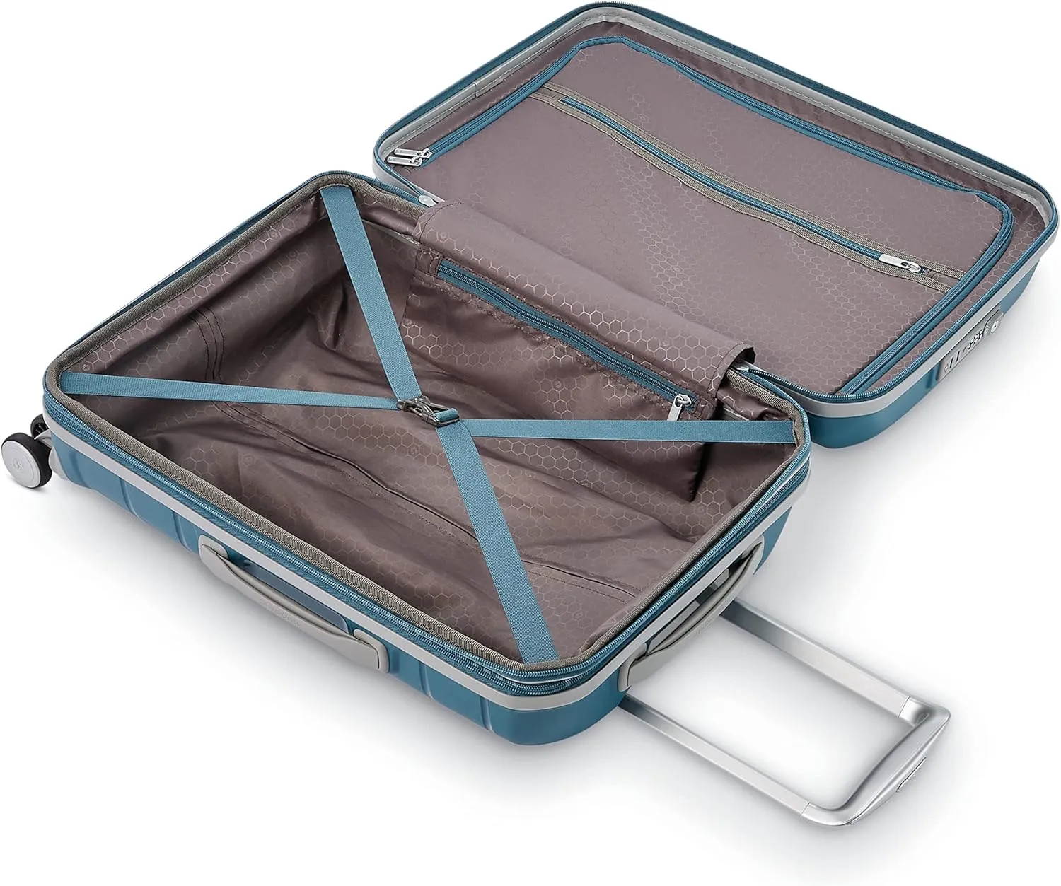 Samsonite Freeform Hardside Expandable with Double Spinner Wheels, Carry-On 21-Inch, Dark Teal