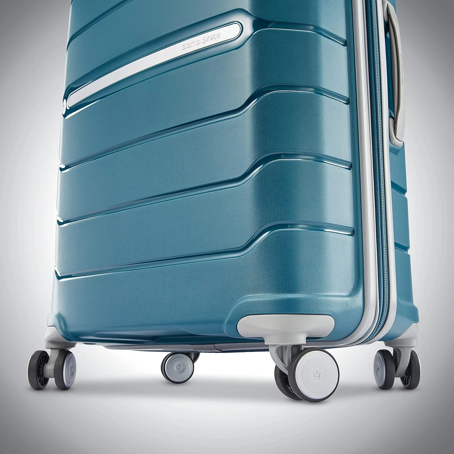 Samsonite Freeform Hardside Expandable with Double Spinner Wheels, Carry-On 21-Inch, Dark Teal