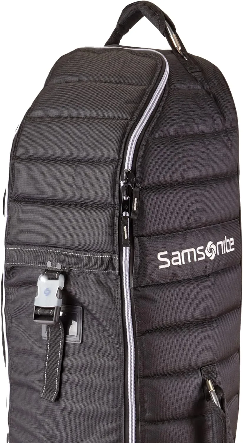 Samsonite Quilted Golf Travel Cover with Spinner Wheels and Detachable Shoe Bag