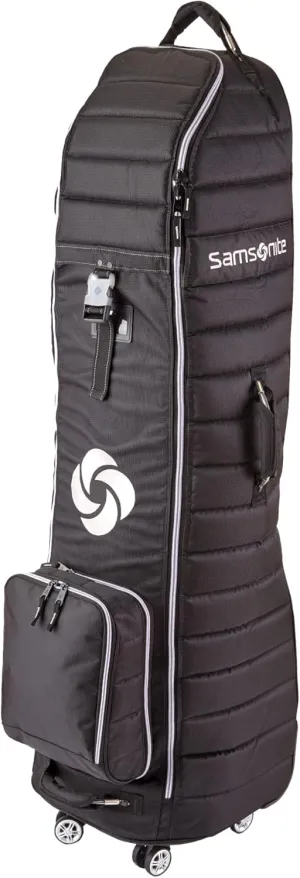 Samsonite Quilted Golf Travel Cover with Spinner Wheels and Detachable Shoe Bag