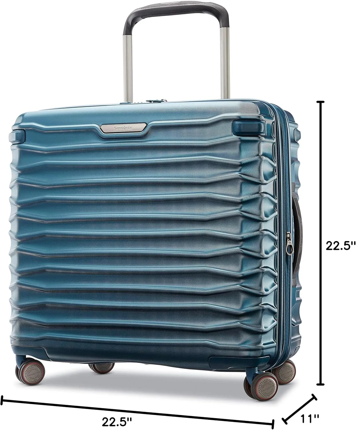 Samsonite Stryde 2 Hardside Expandable Luggage with Double Spinner Wheels, Medium Glider, Deep Teal