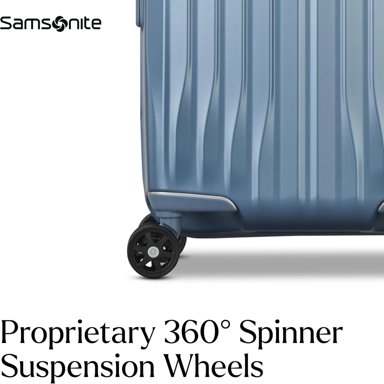 Samsonite UpLIFT 27" Lightweight Hardside Large Checked Luggage with Spinner Wheels - Expandable Luggage - Airline-Approved, Polycarbonate Hard Suitcase for Ultra Lightweight Travel - Elemental Blue