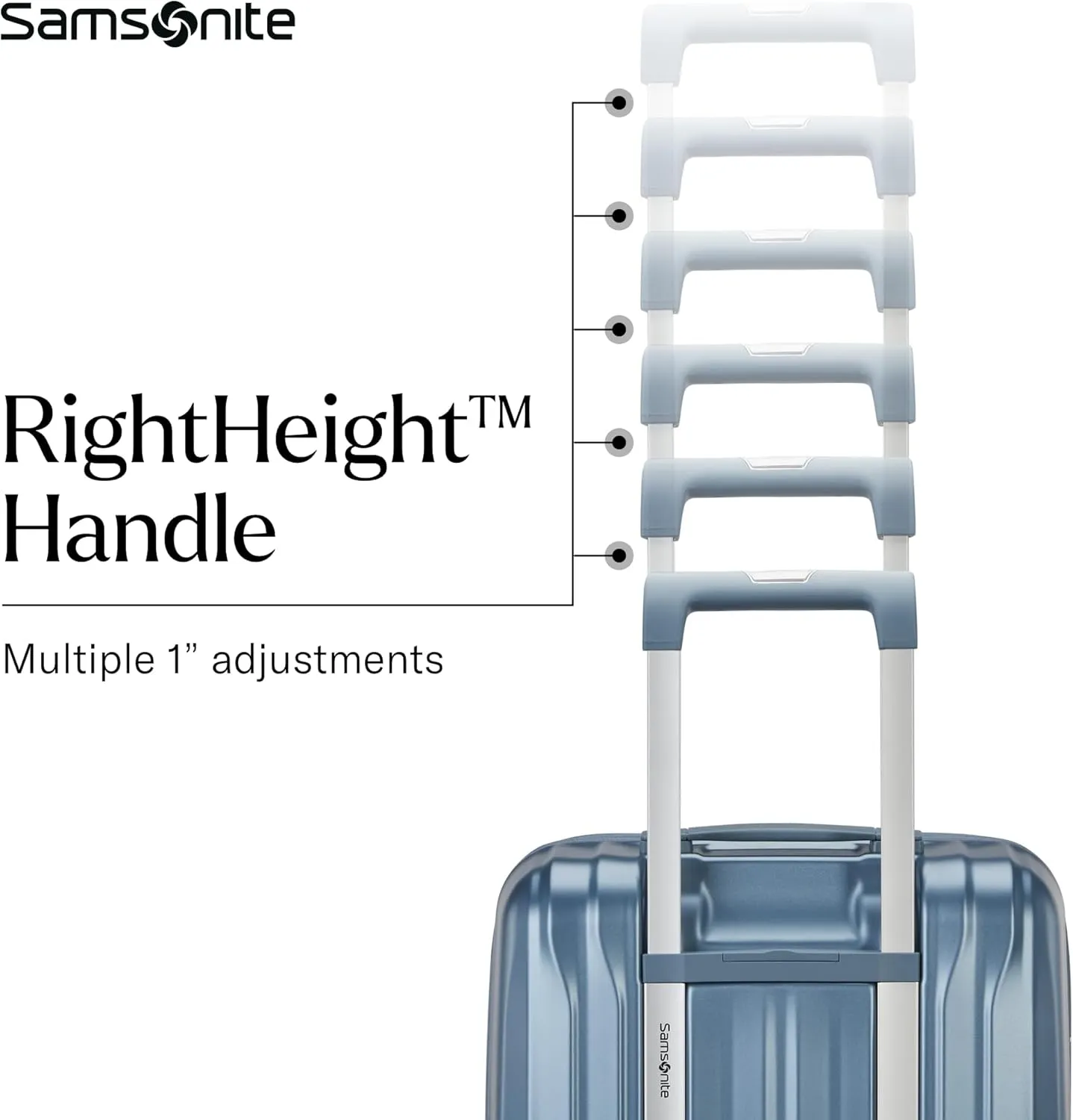 Samsonite UpLIFT 27" Lightweight Hardside Large Checked Luggage with Spinner Wheels - Expandable Luggage - Airline-Approved, Polycarbonate Hard Suitcase for Ultra Lightweight Travel - Elemental Blue