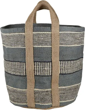 Santa Barbara Design Studio Tote Bag, Grey Stripes, 17 x 14.5-Inch (J2011)