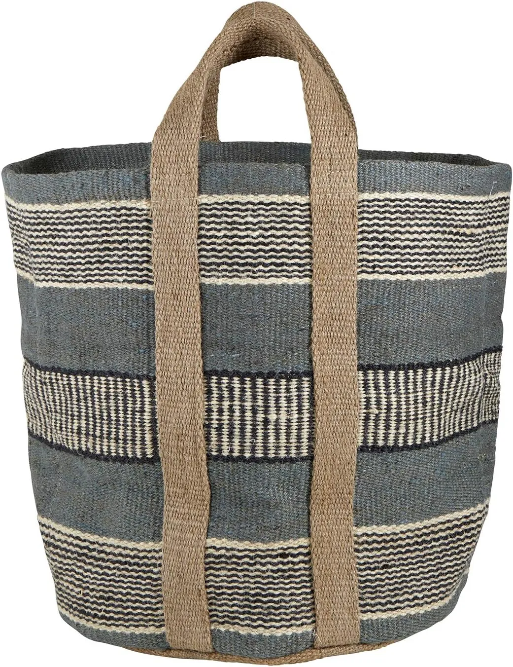 Santa Barbara Design Studio Tote Bag, Grey Stripes, 17 x 14.5-Inch (J2011)