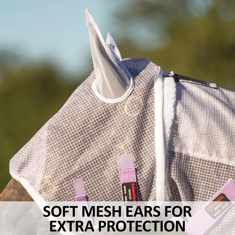 Schneiders Ripstop Nylon Mesh II Fly Masks | Ultimate Comfort & Protection | 300D Breathable Material | 40% UV Protection | Ideal for Hot Climates